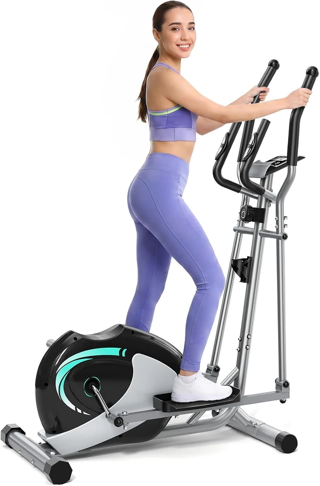 Dripex 16-Level Magnetic Elliptical Trainer, Metallic